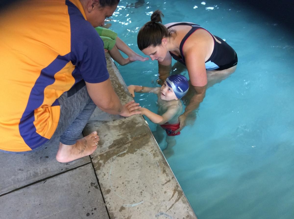 Swim session to develop our water confidence.