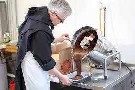 Father Francis making fudge