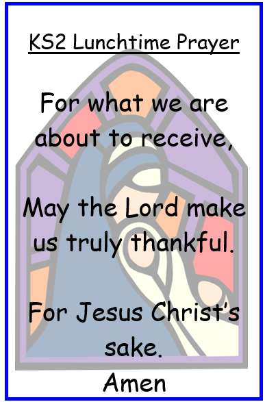 Key Stage Two Lunchtime Prayer