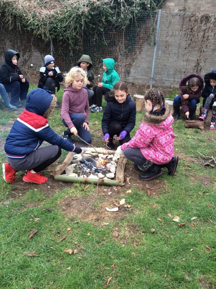 Toasting marshmallows