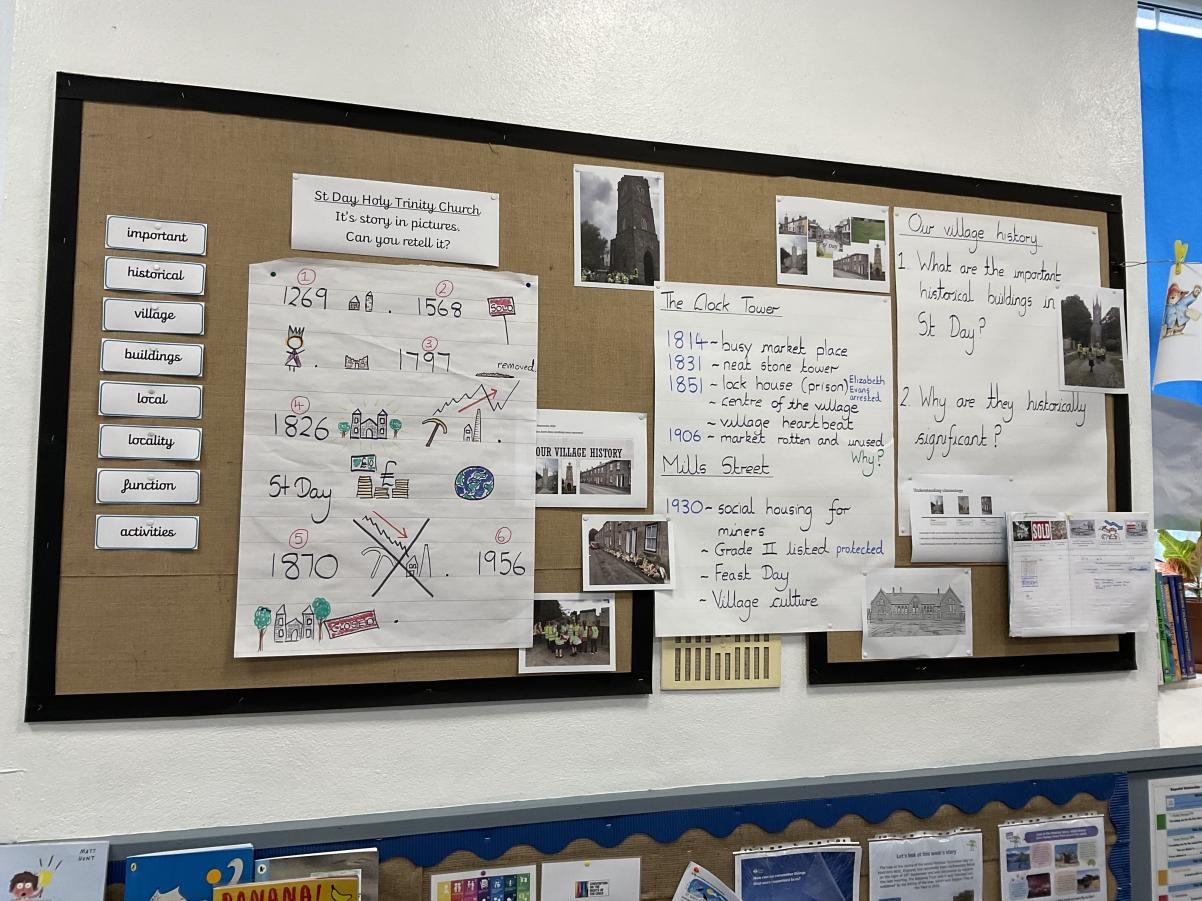 History in action from across year groups. 