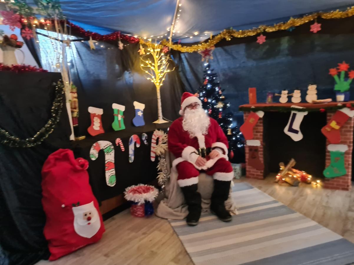 Father Christmas visited our school