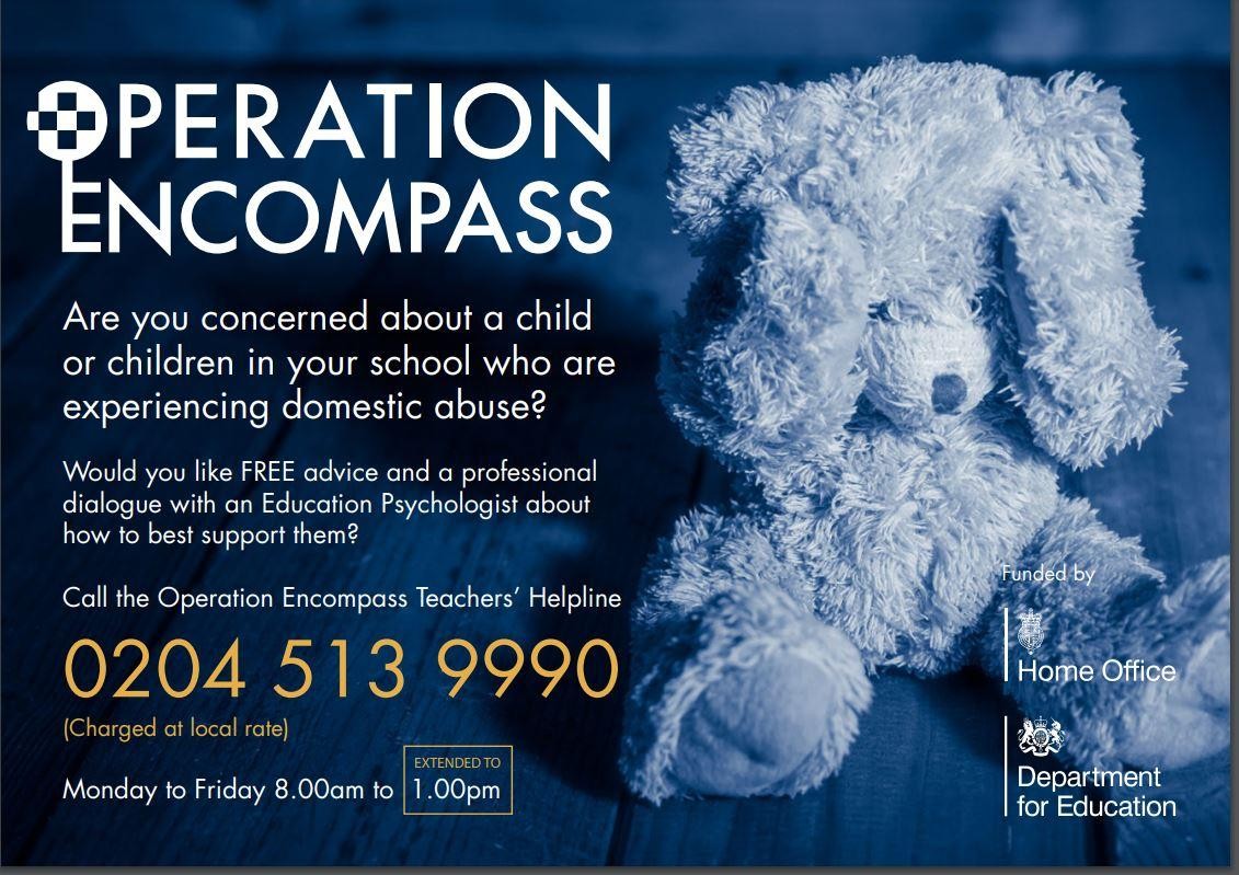 Operation Encompass Helpline