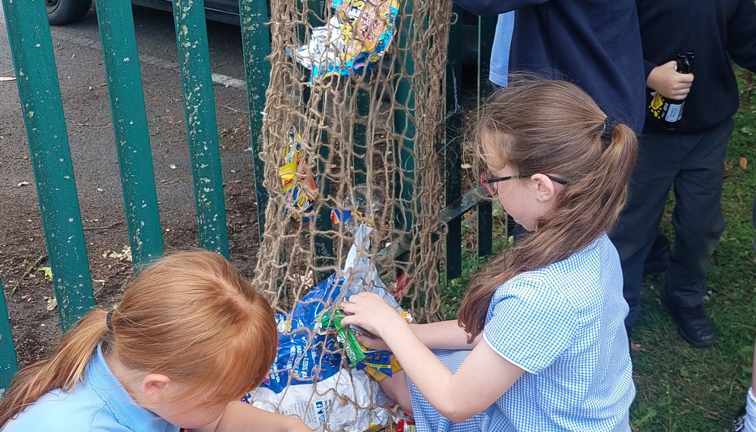filling the net