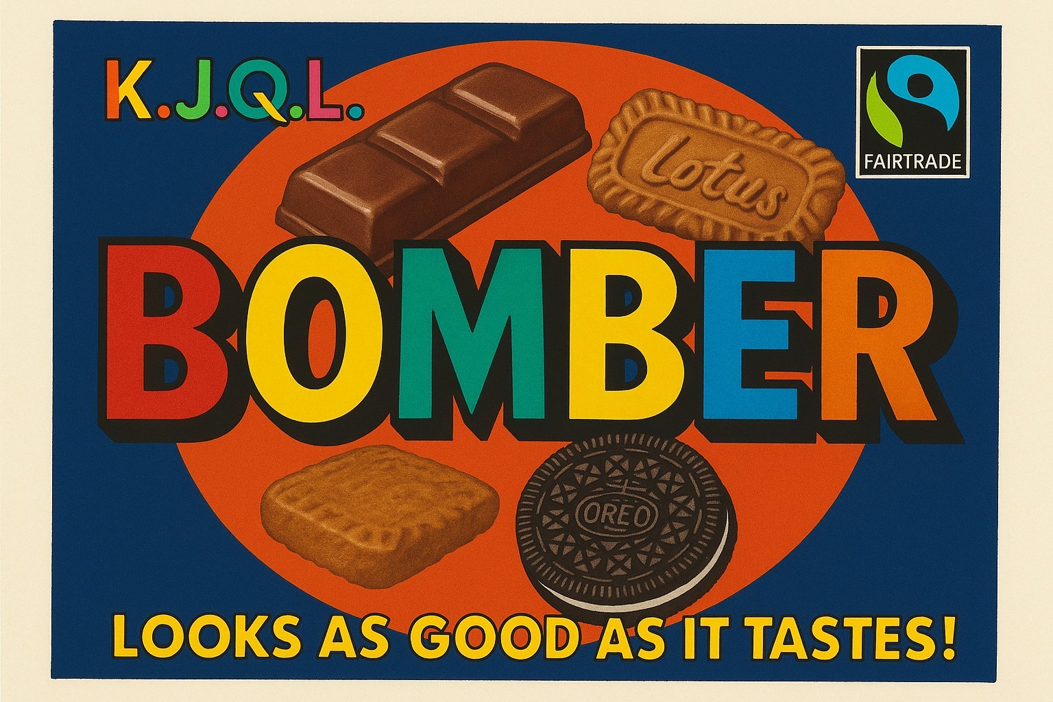 AI chocolate bar advert.