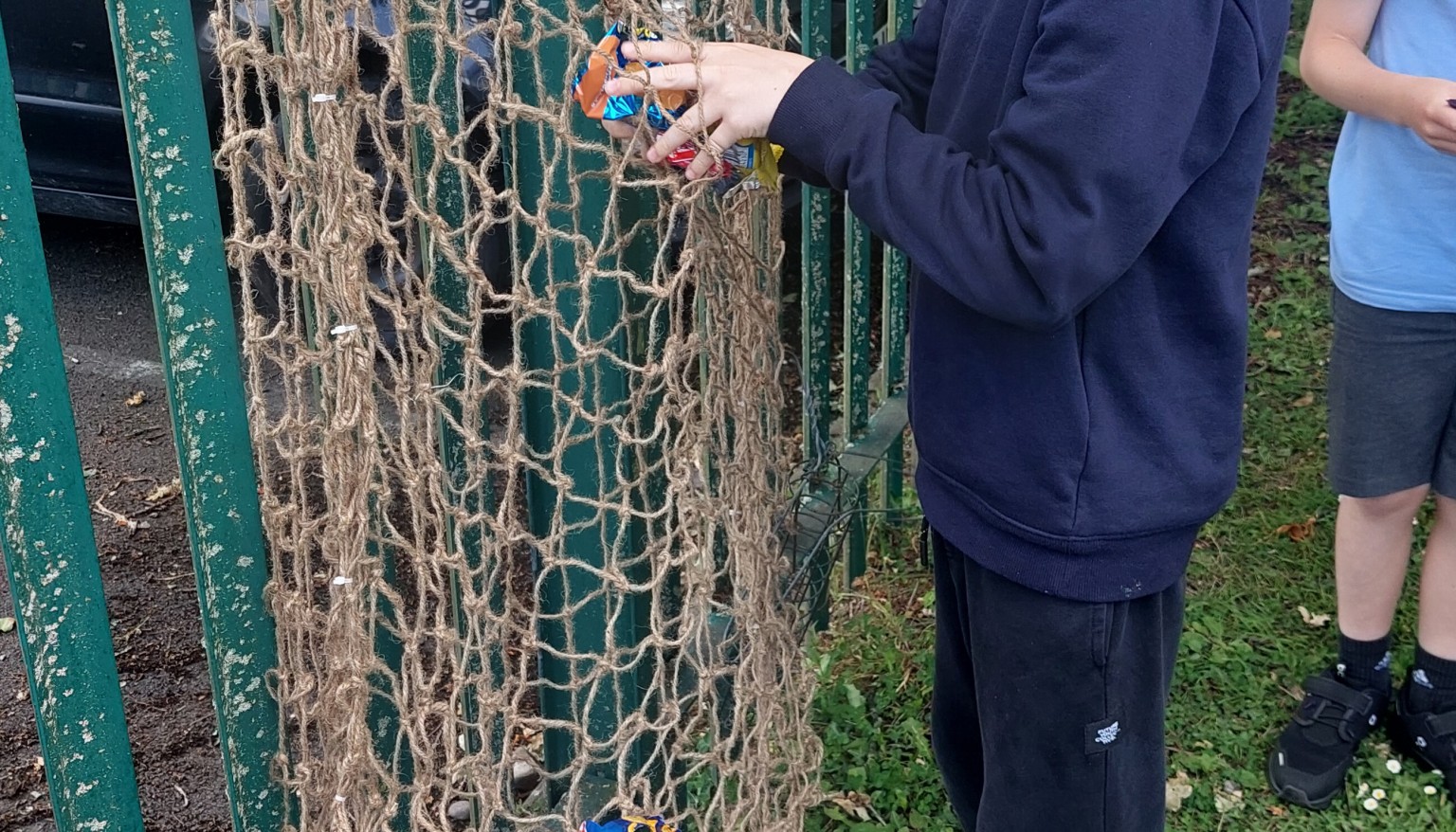 filling the net