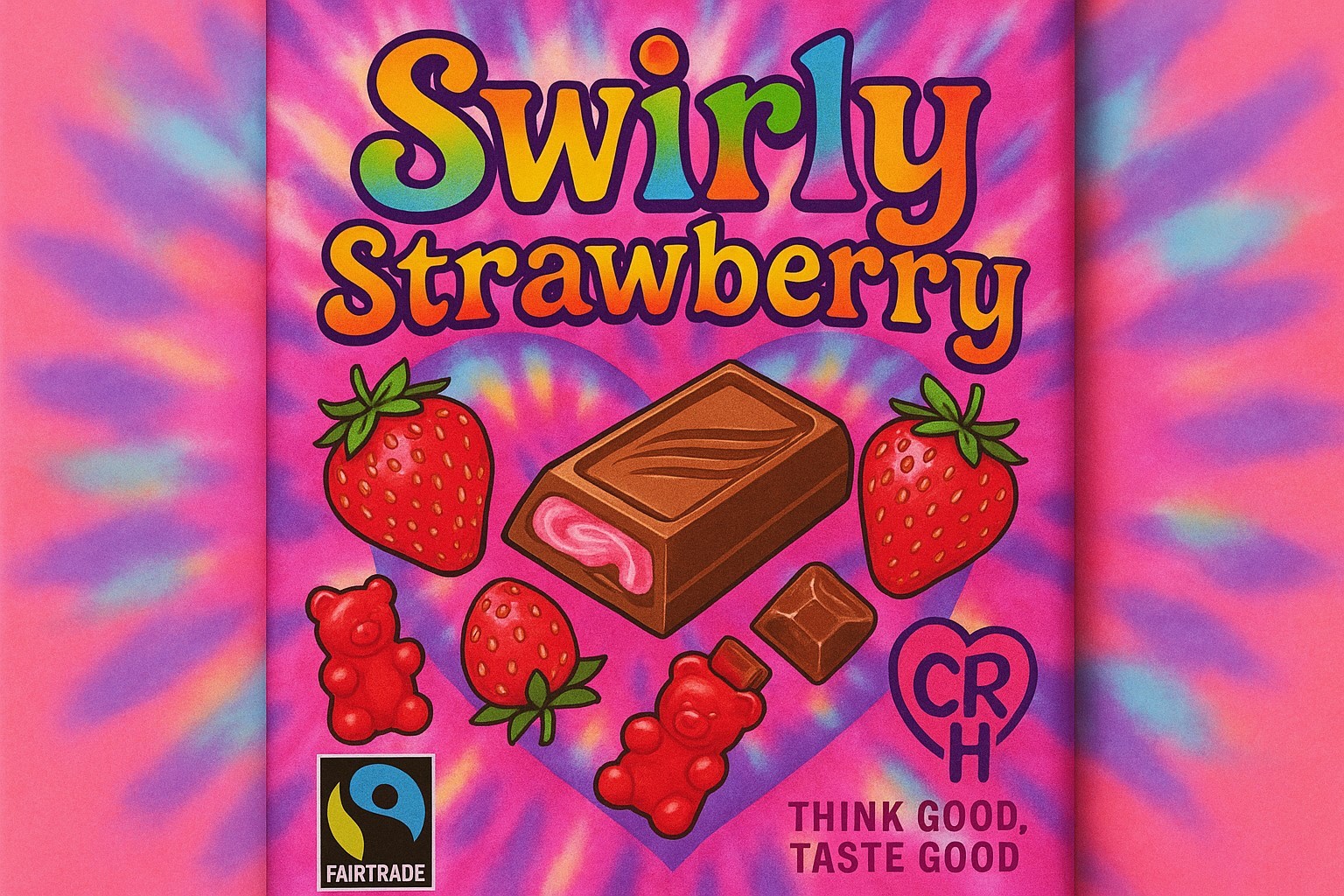 AI chocolate bar advert.