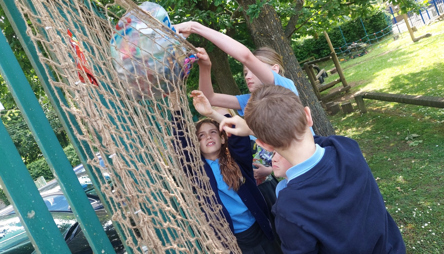 filling the net