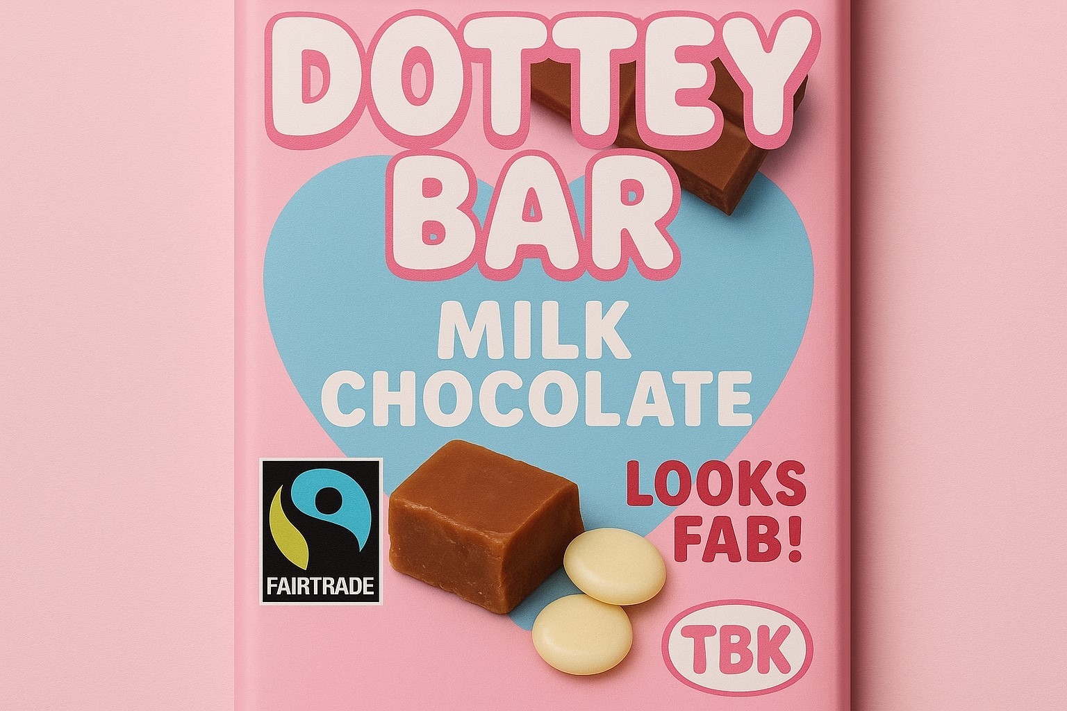 AI chocolate bar advert.