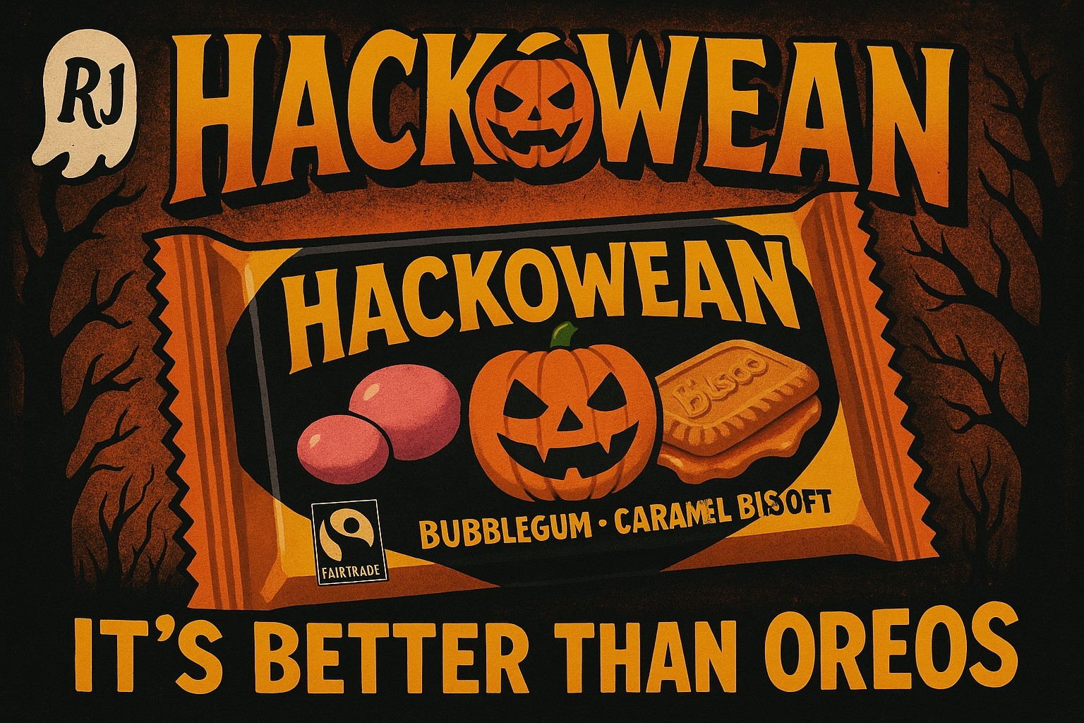AI chocolate bar advert.