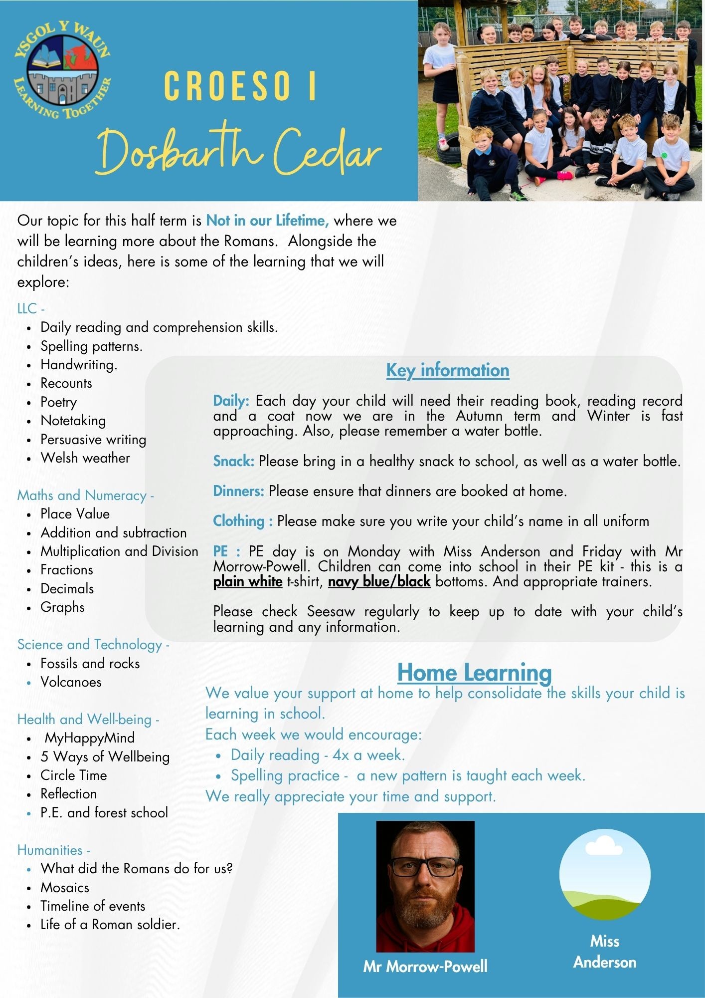 Cedar class information