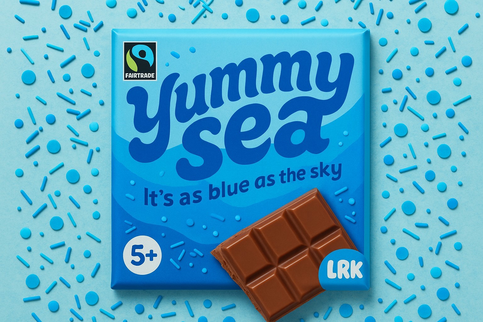AI chocolate bar advert.