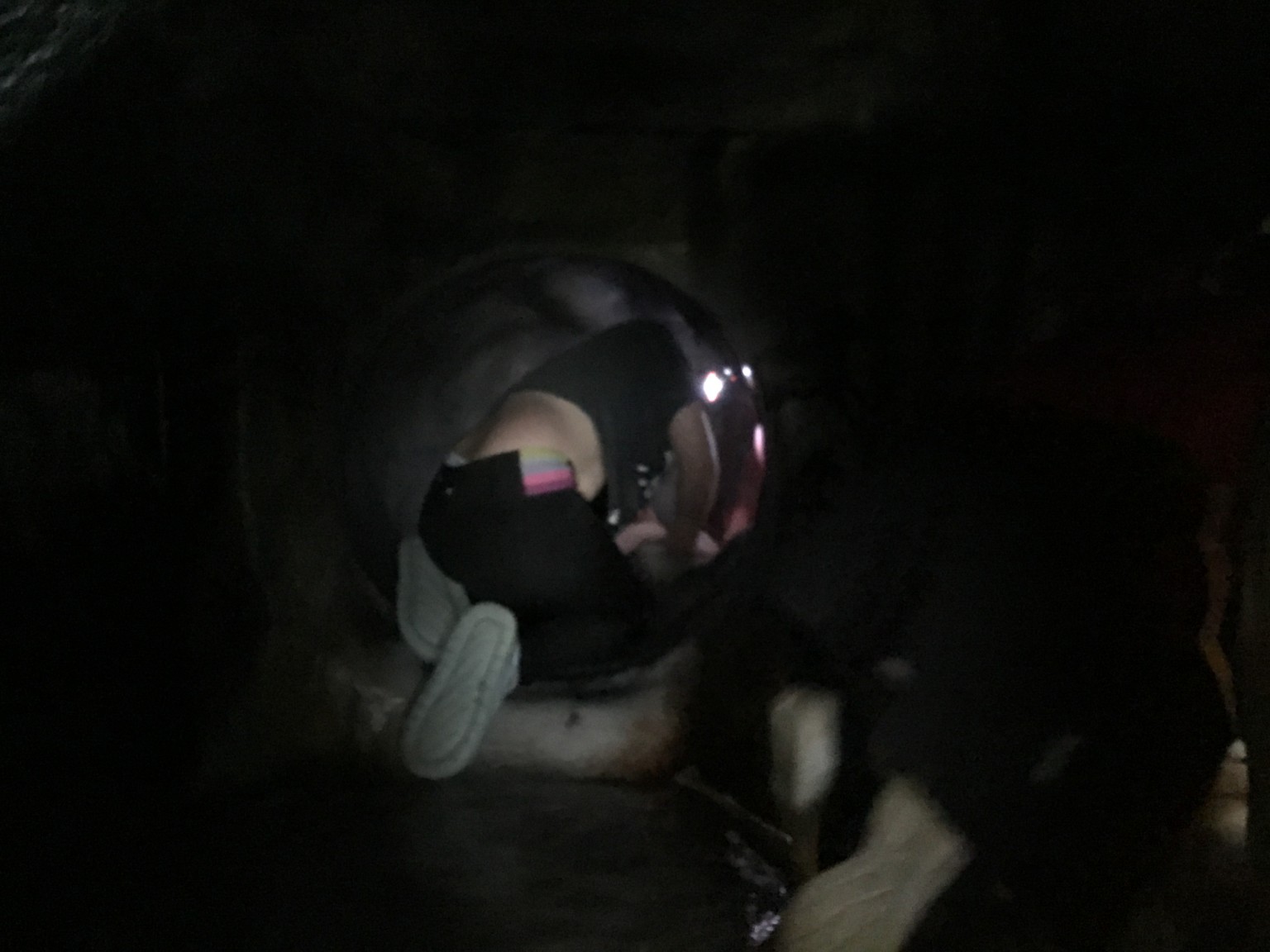 Braving the caves