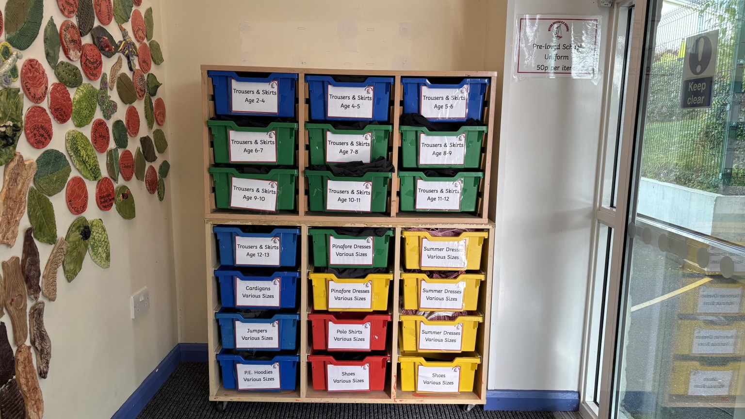 Pre-loved uniform
50p an item