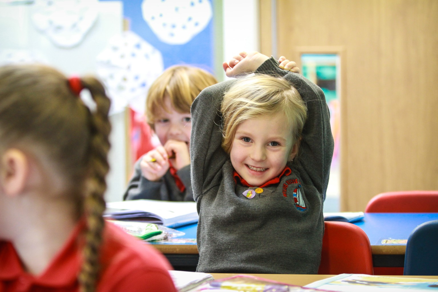 children in a classroom 