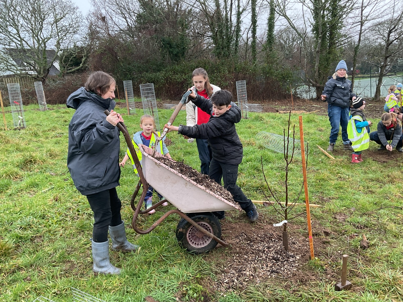 Community Orchard Tree Planting