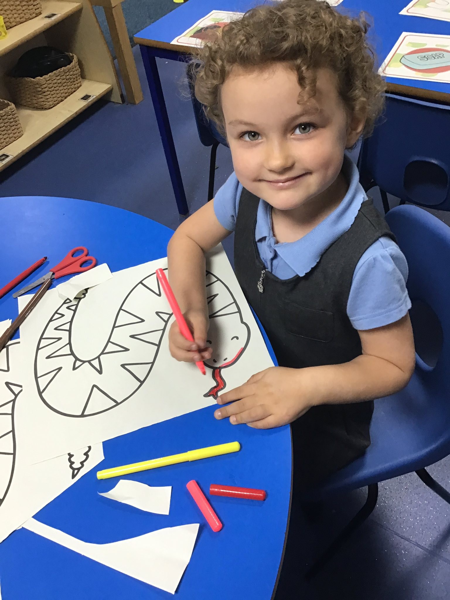 Learning sound /s/ in phonics