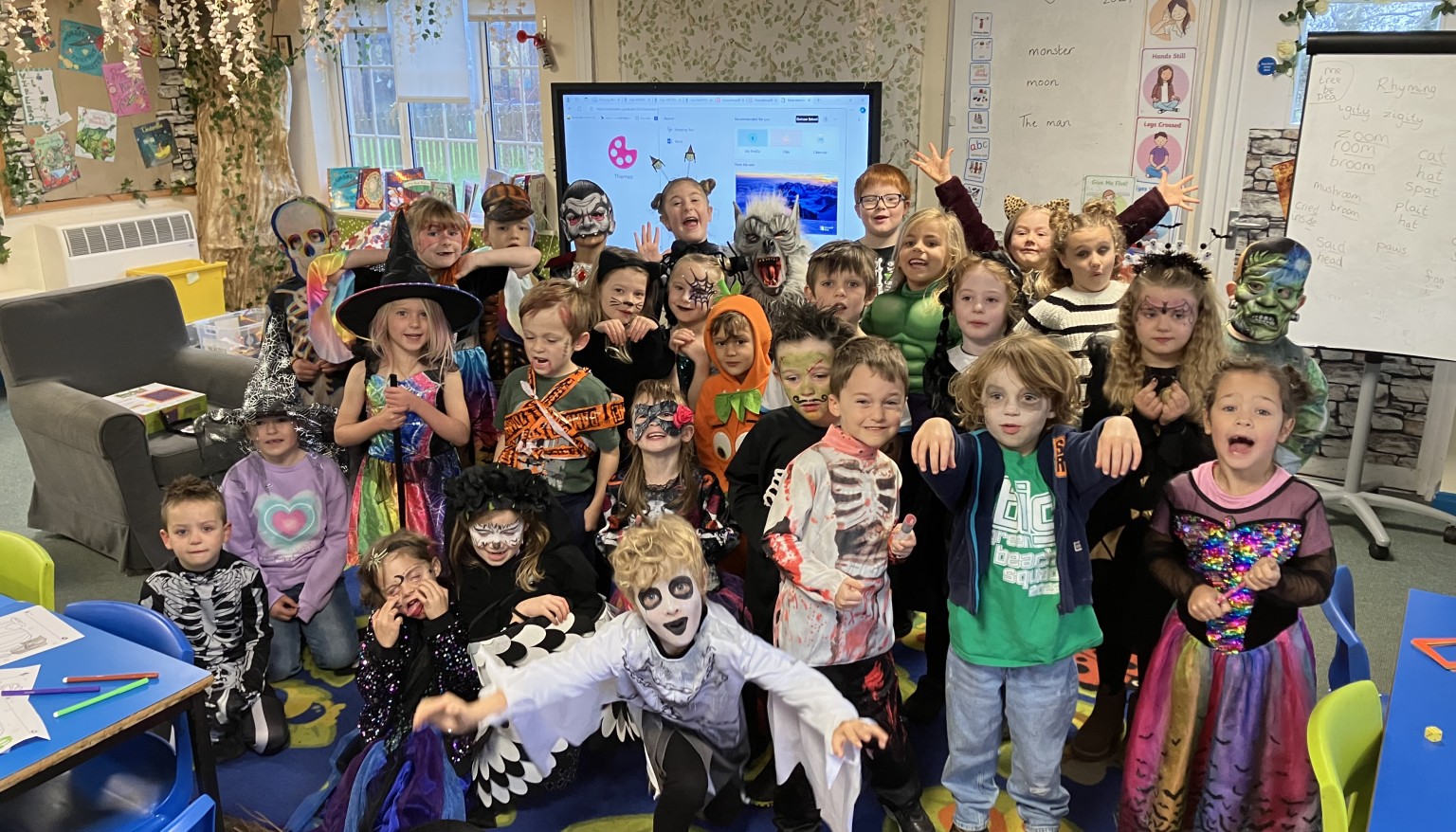 Halloween dress up day