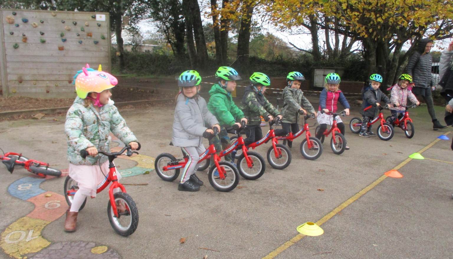 First step to riding a bike