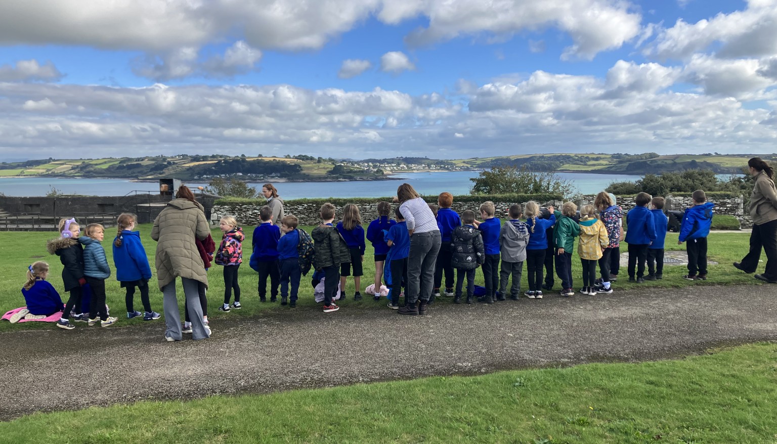 Looking out from Pendennis