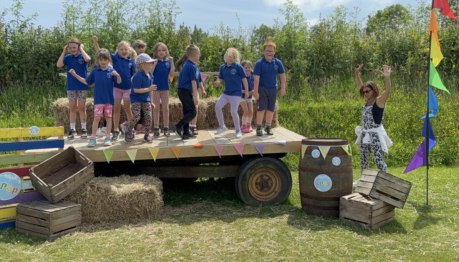 Dancing at Pennywell Farm