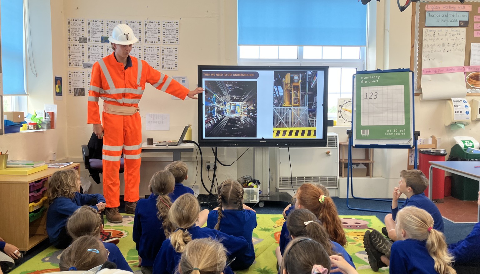 Visit from a Cornish miner