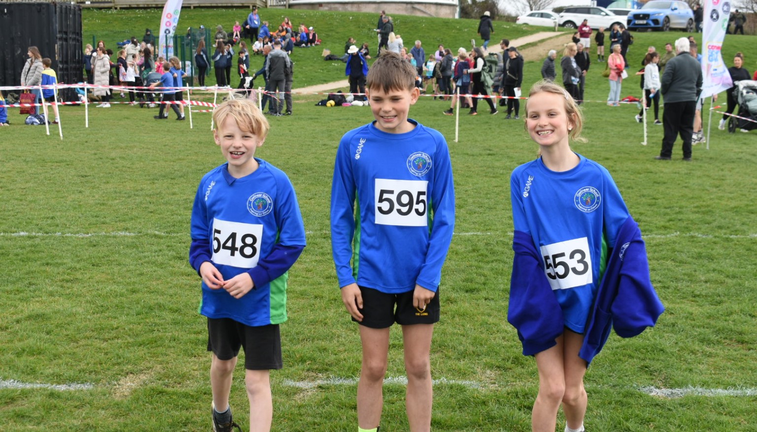 At the county cross country finals