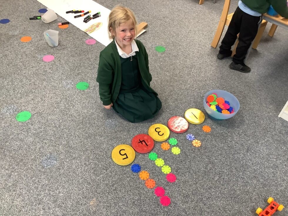 All about five! Maths reception