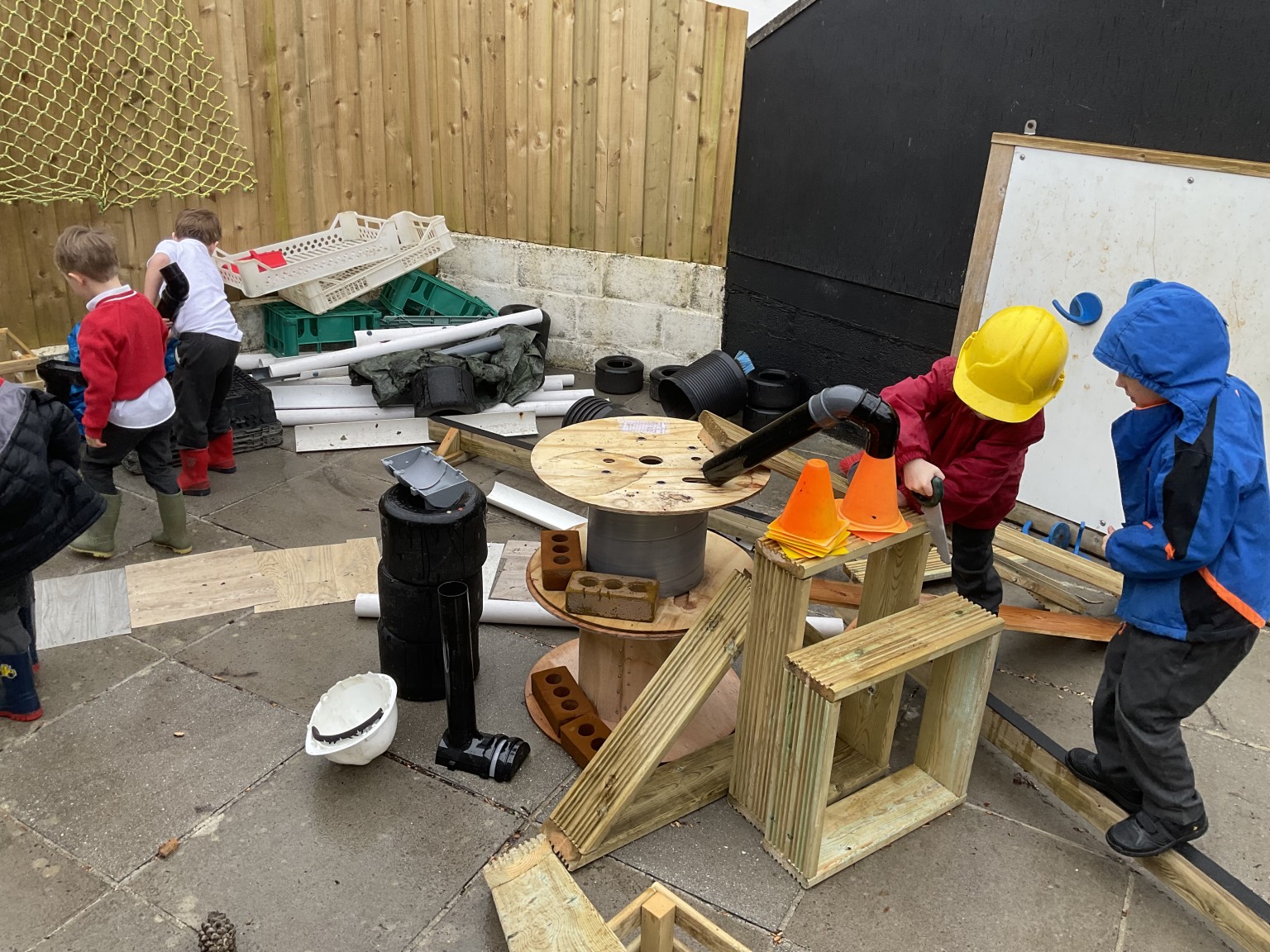engineers at work