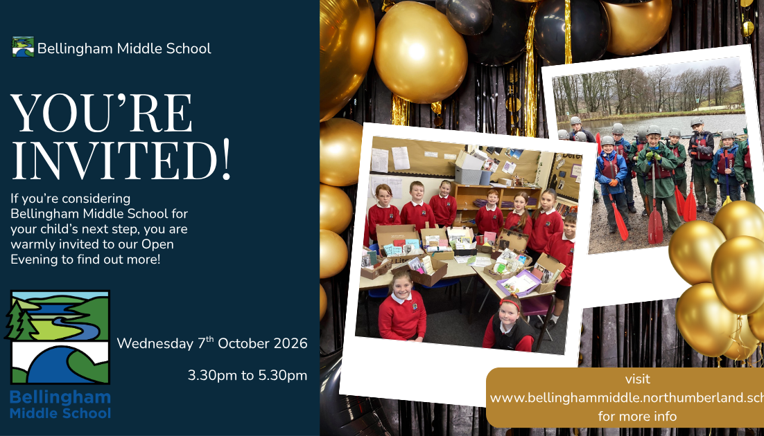 Open Evening invitation