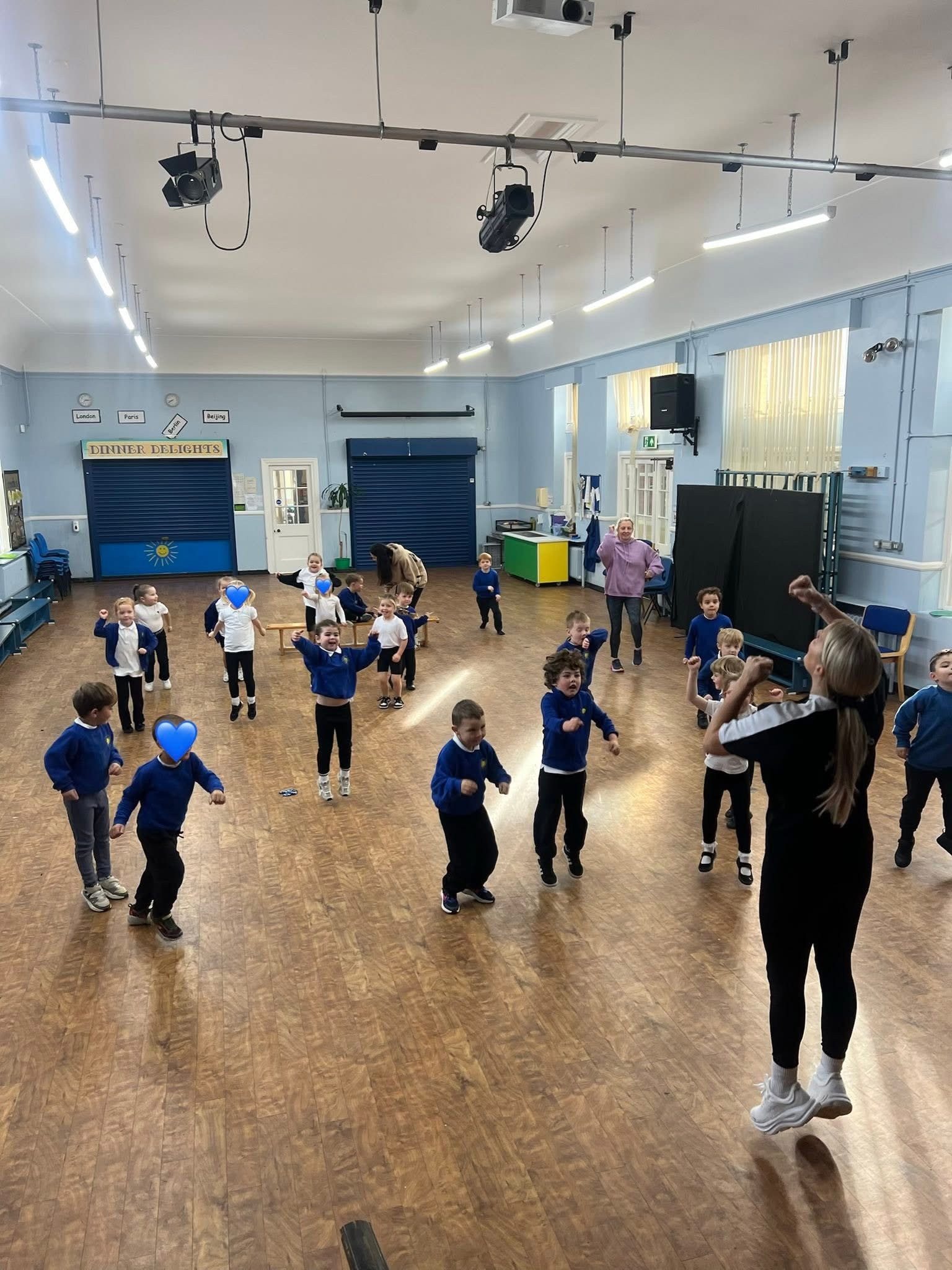 The children loved their dance session with Emma from Danza