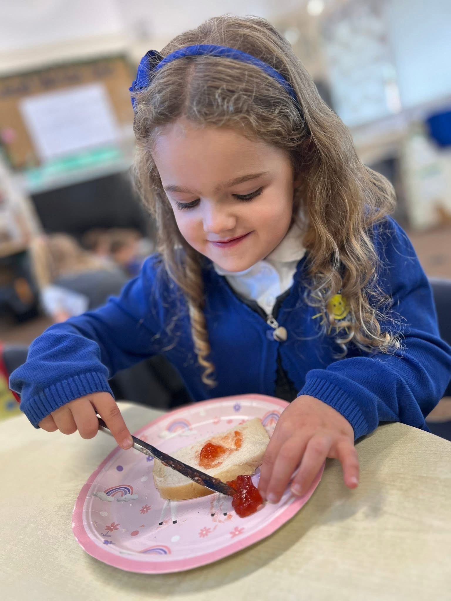 Making Jam Sandwiches