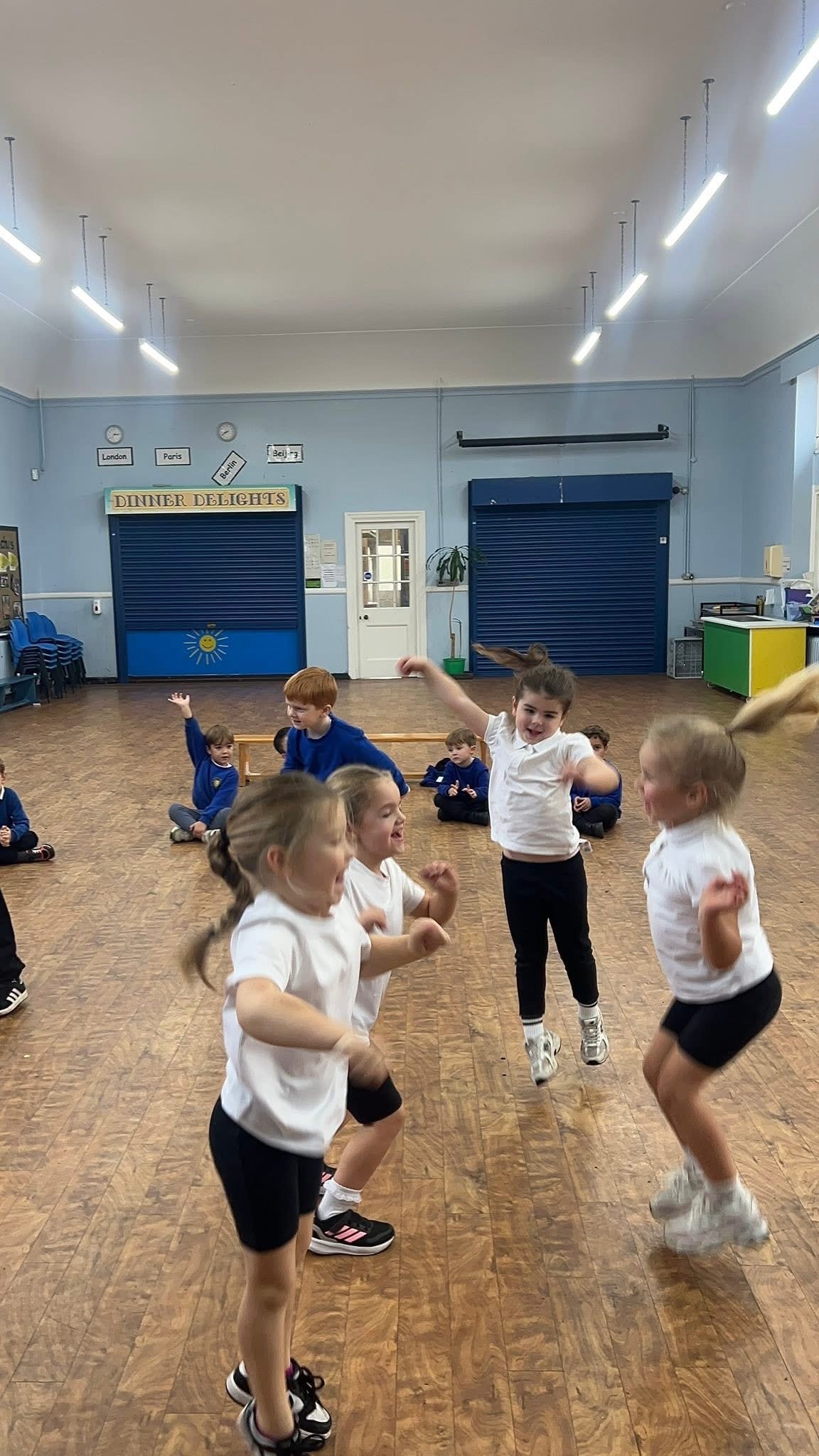 The children loved their dance session with Emma from Danza