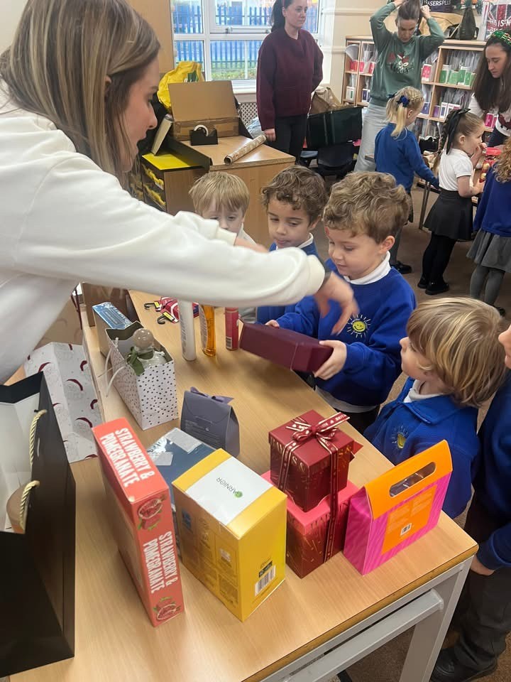 The children loved their visit to Elfridges