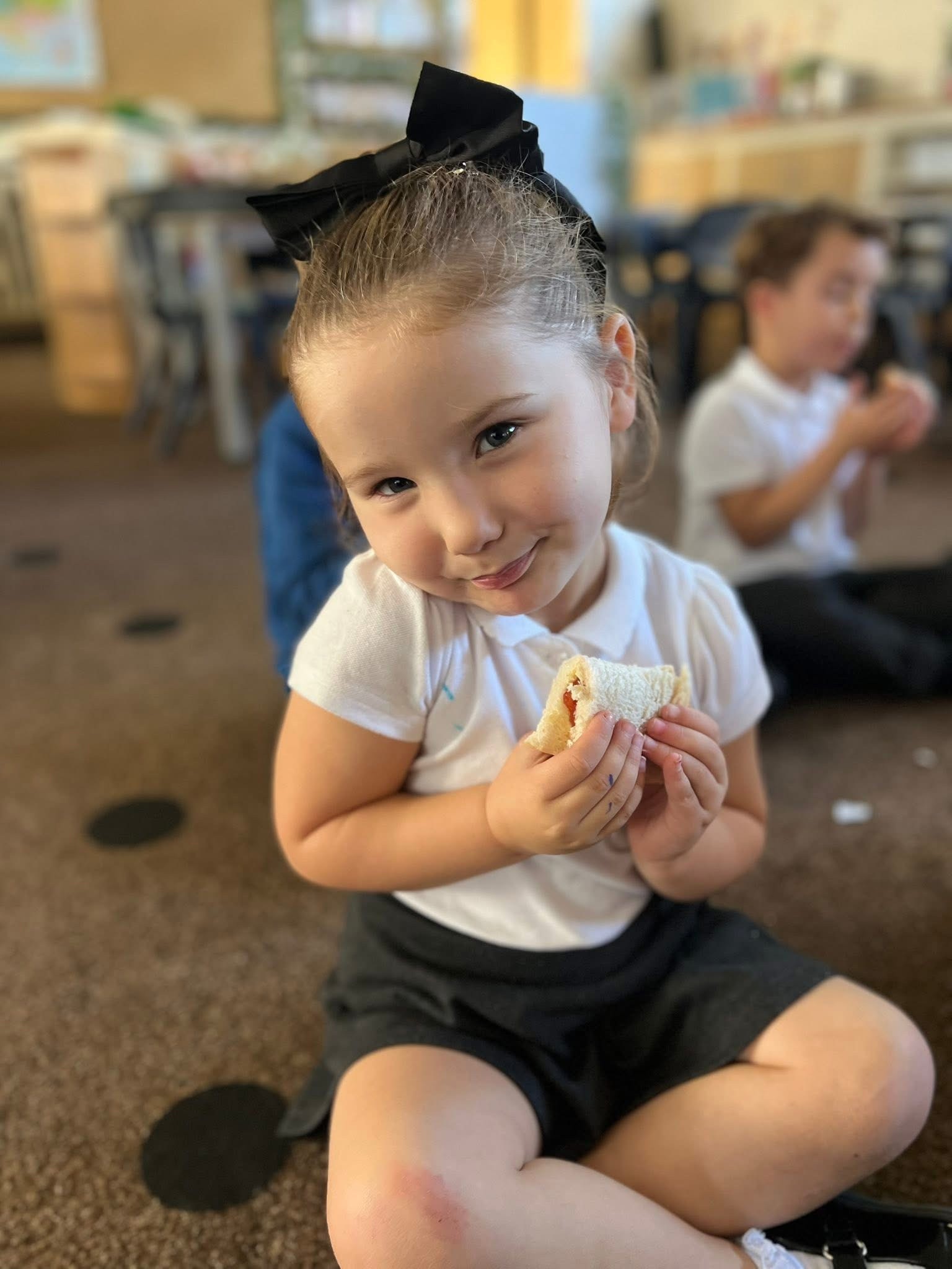 Making Jam Sandwiches