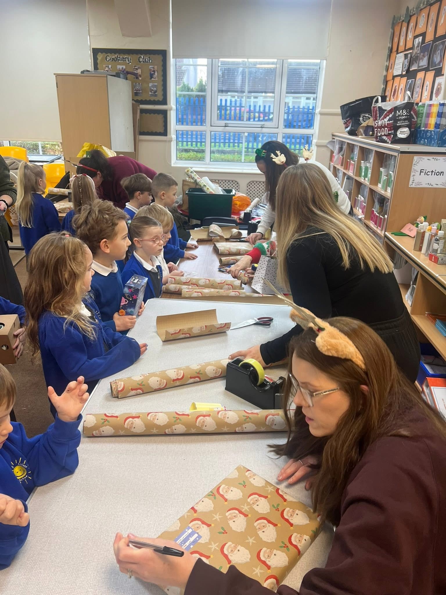 The children loved their visit to Elfridges