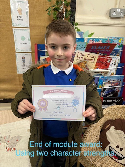 End of module certificates