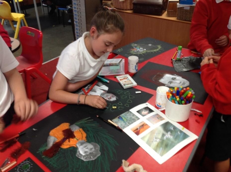 Greek collages in Year 5