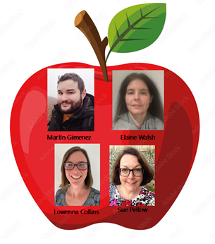 The Class 4 Team; Martin Gimenez, Elaine Walsh, Lowenna Collins and Sue Pellow 