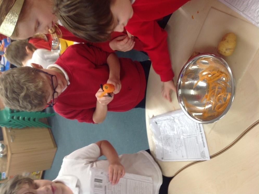 Making Cornish pasties in Year 2