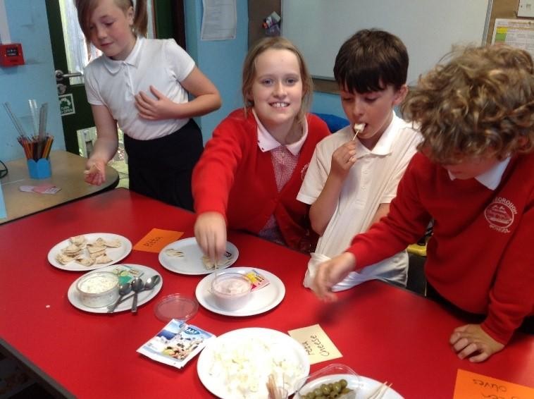 Exploring the food of Greece in Year 5