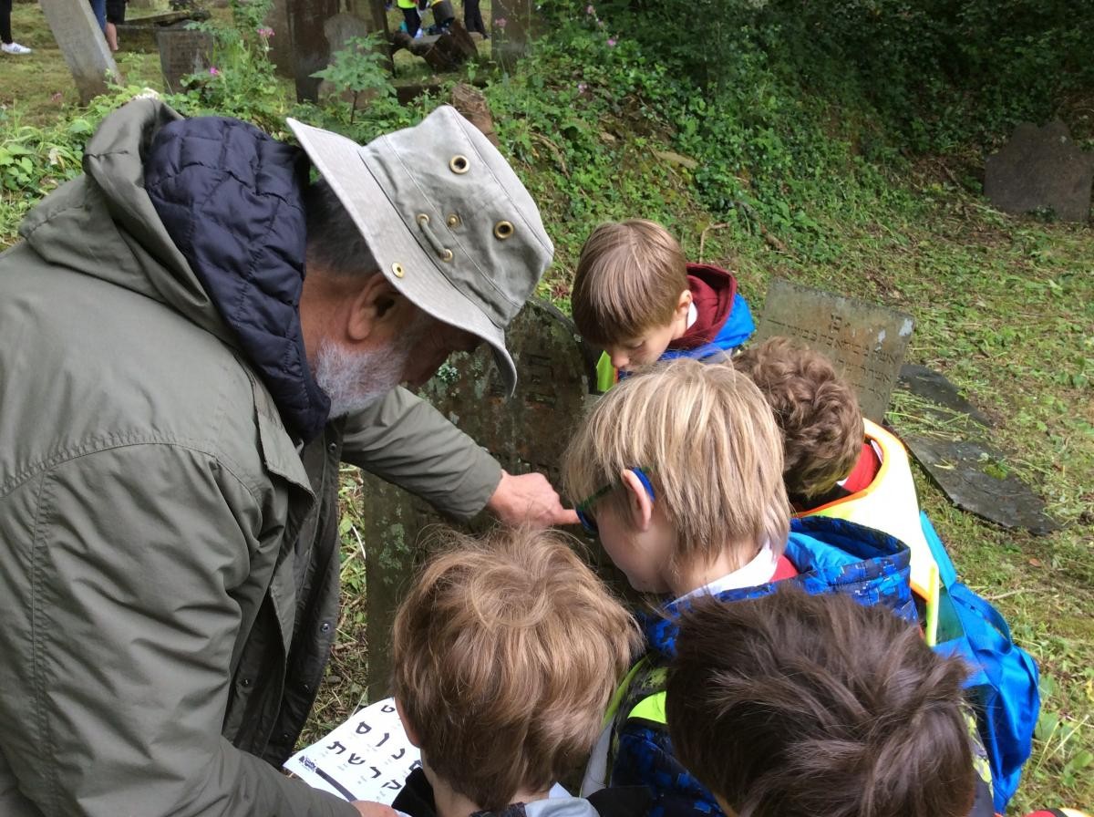 Visiting the local Jewish cemetery in Year 5