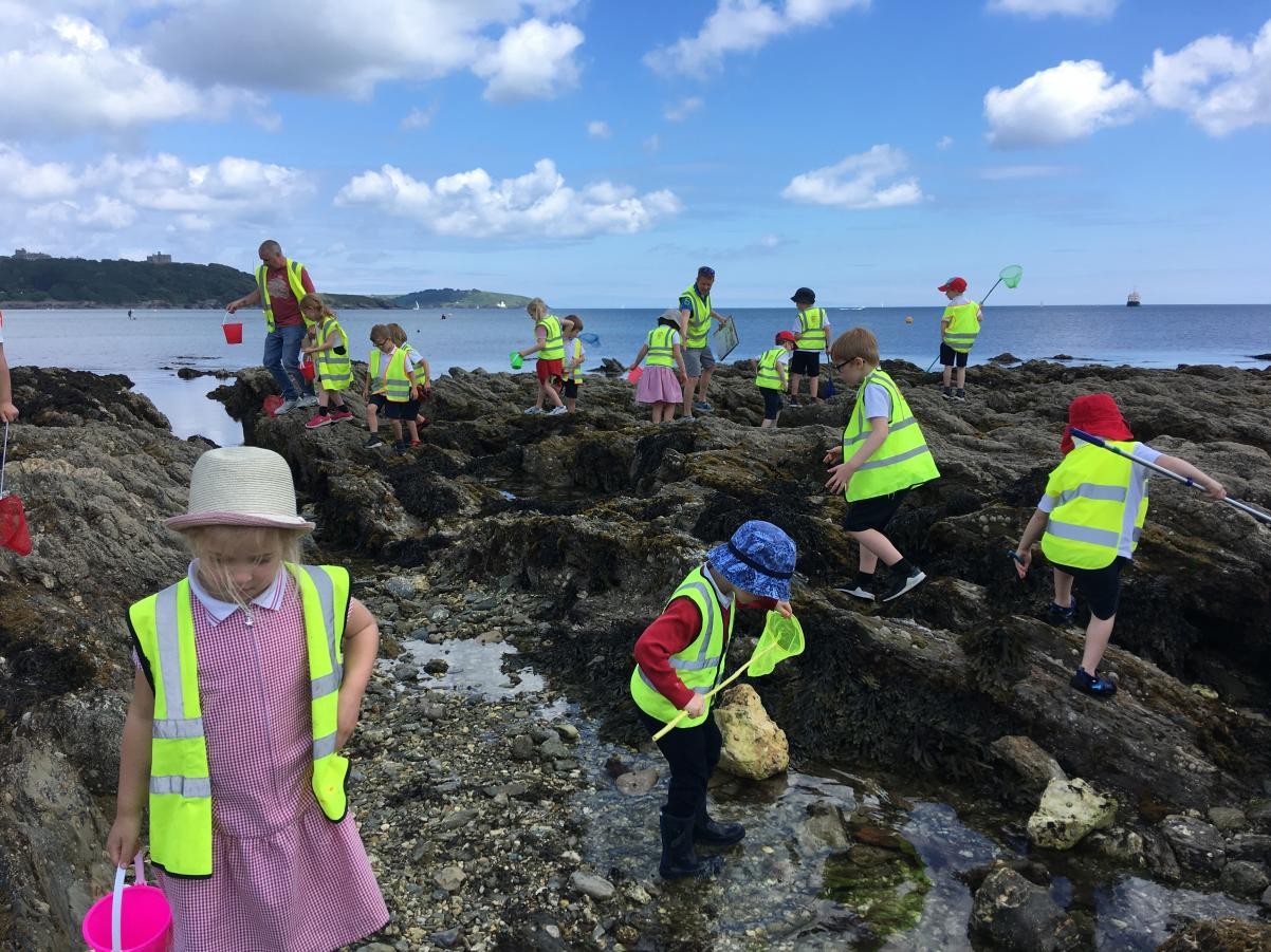 Children on a beach