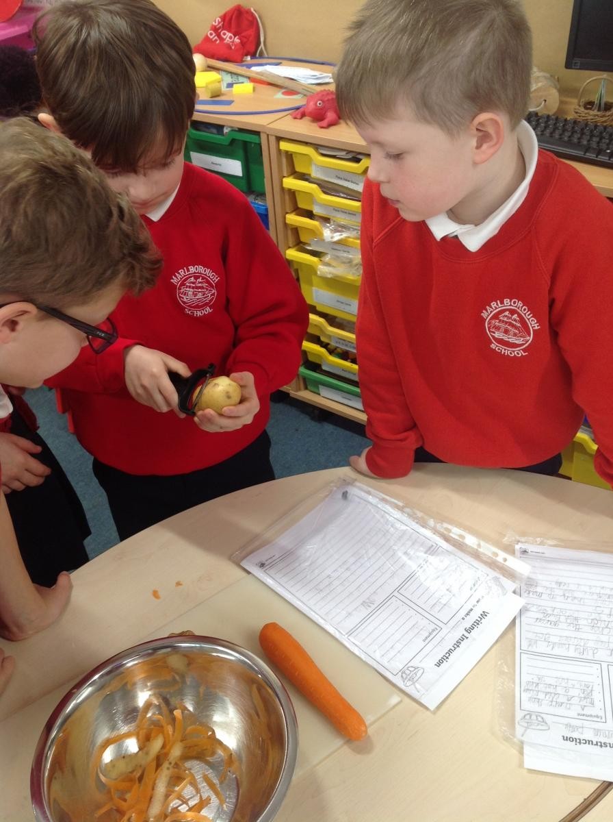 Making Cornish pasties in Year 2