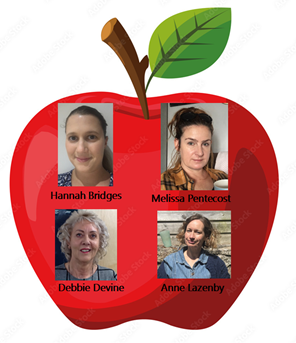 The Class 2 team; Hannah Bridges, Melissa Pentecost, Anne Lazenby and Debbie Devine