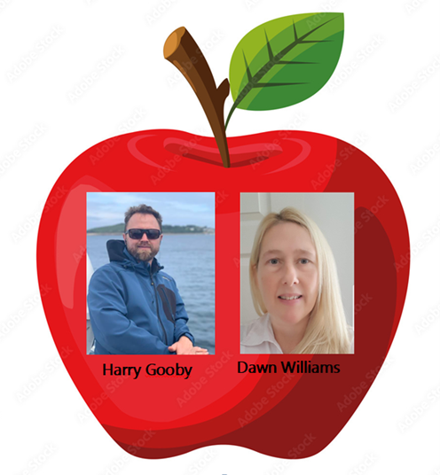Class 1 team: Harry Gooby and Dawn Williams  