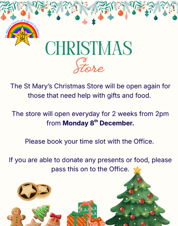 Christmas Store is OPEN