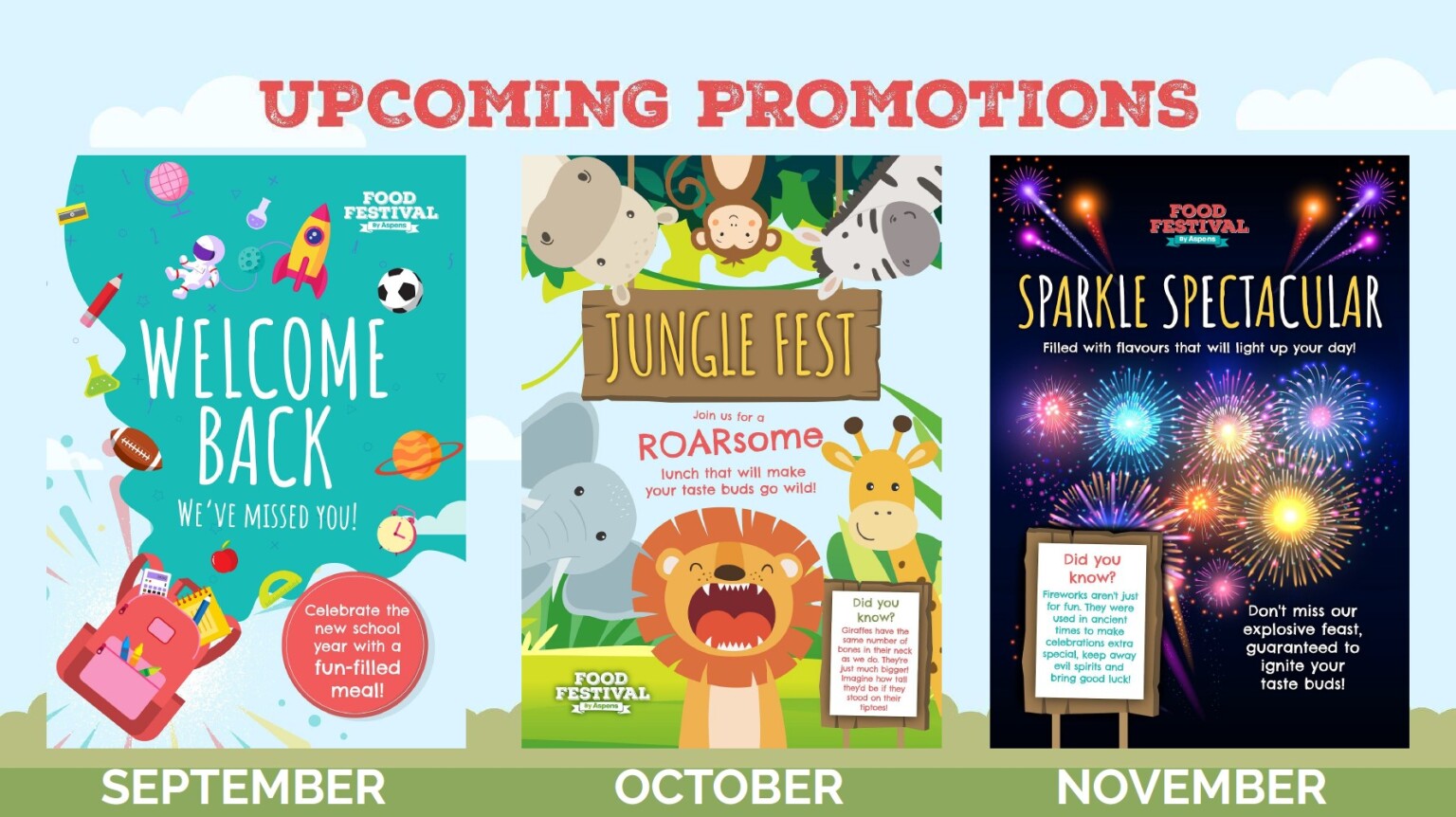 September October November