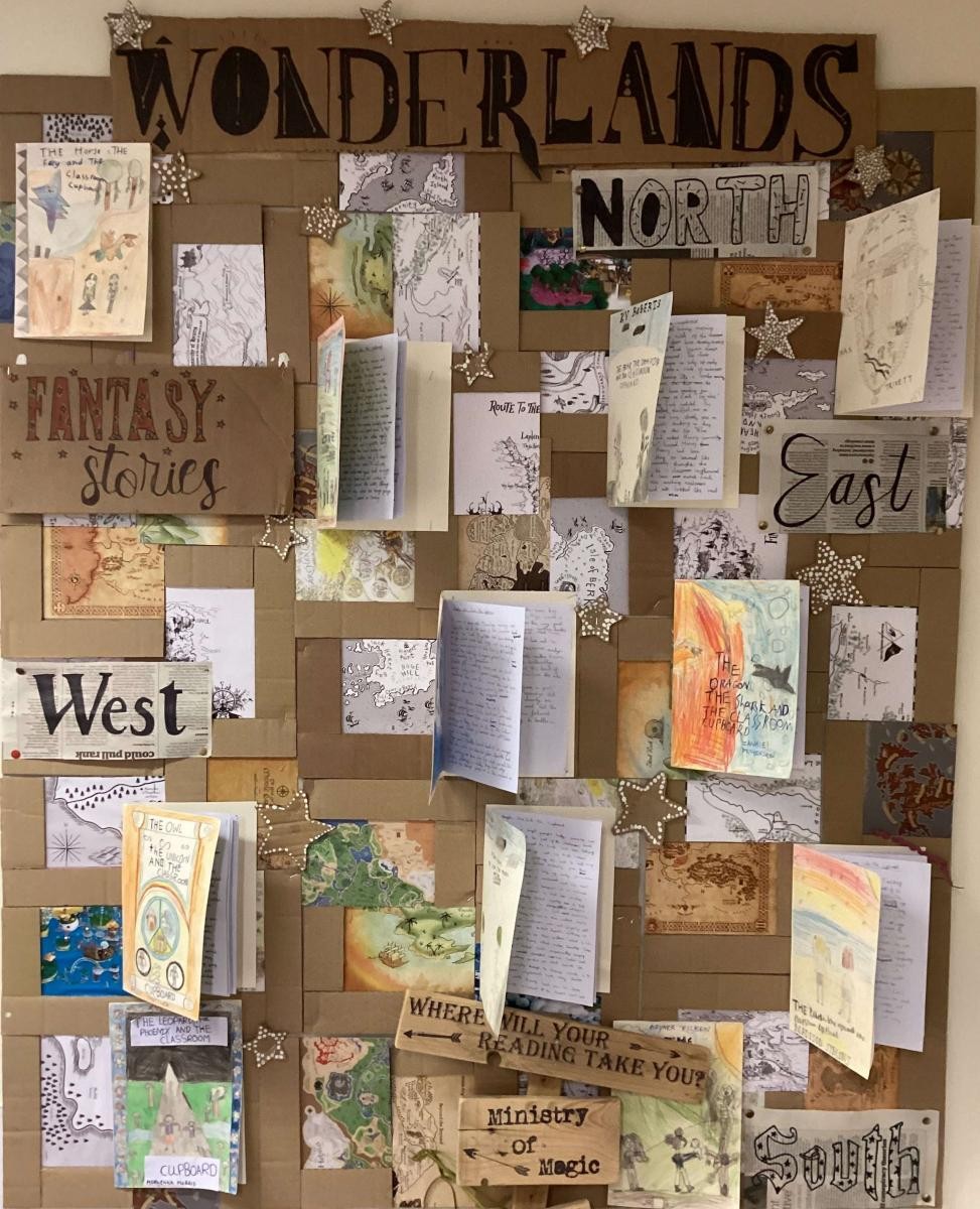 Year 4 Wonderlands display