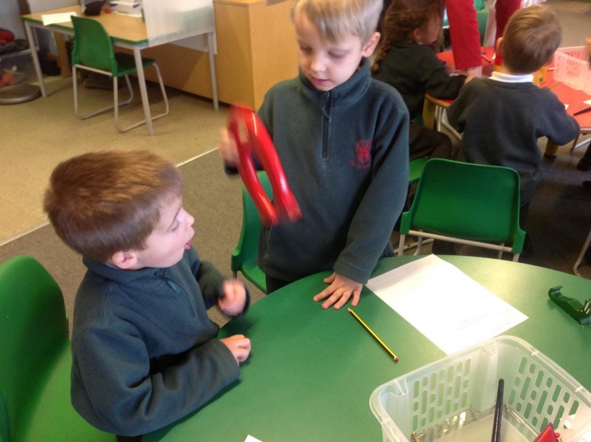 Year 1 investigating magnets in their science lesson earlier this year.